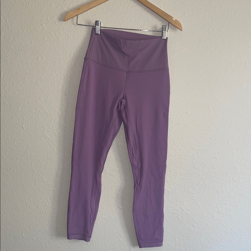 Lululemon Purple High-Waisted Leggings